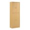 Contemporary Home Living 71.5" Beige Kitchen Pantry with Shelves and Compartments